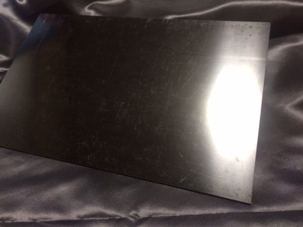 画像1: 黒赤黒ピックガード材 (1)