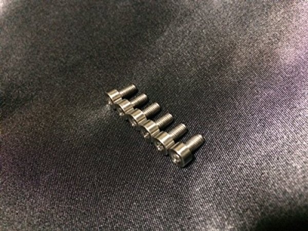 画像2: FU-Tone / チタン製・サドルマウンティング・スクリュー / フロイドローズ用　6本セット (2)