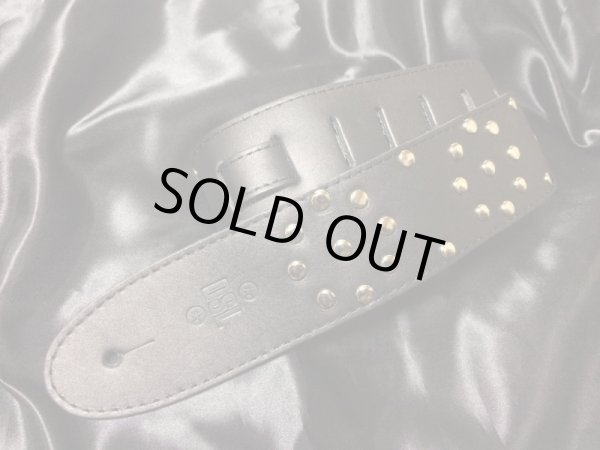 画像1: DSL Straps / Randy Rhoads Tribute Polka Dot Black/Black 2.5 inches  (1)