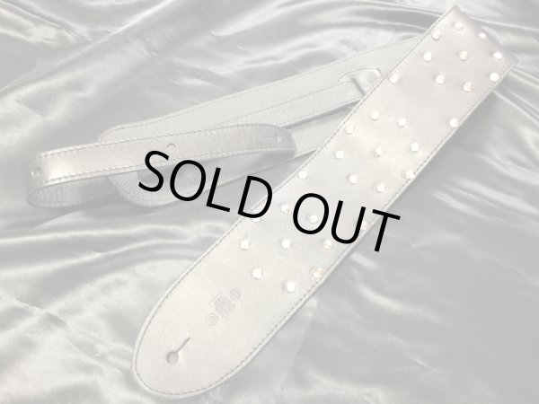 画像1: DSL Straps/Randy Rhoads Tribute Polka Dot Black/Black 3.5 inches  (1)