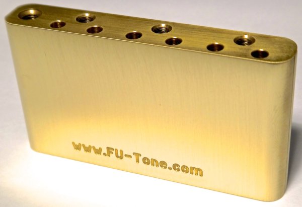 画像1: FU-Tone / Brass Sustain Big Block ブラス製 シンクロ・トレモロブリッジ用 (1)