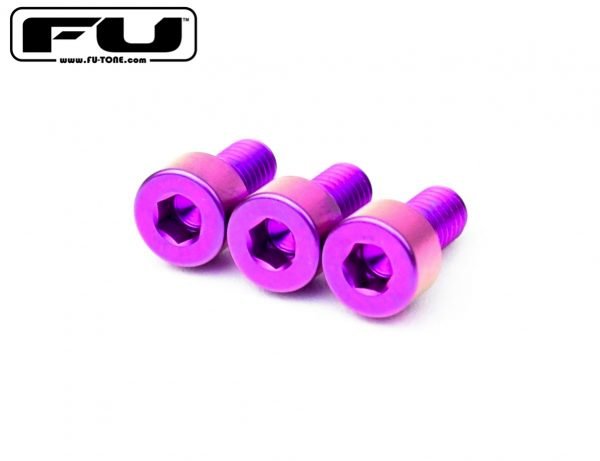 画像1: FU-Tone / Titanium ナット クランピング・スクリュー Purple / フロイドローズ用 チタン製 (1)