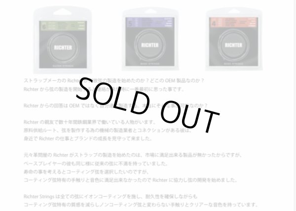 画像5: Richter / Ion Coated Guitar Strings イオンコーティング・ギター弦 09-42 10-46（通常弦のような手触り） (5)