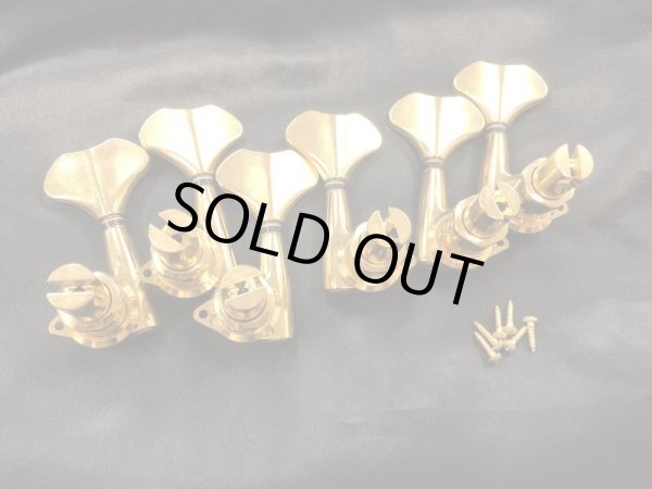 画像3: Gotoh / GB350 RES-O-LITEシリーズ / 6L3R3GG 6弦ベース用ペグ (3)