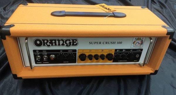 画像1: Orange / Super Crush 100H ソリッドステート・トランジスタ仕様で真空管サウンド！！（新品） (1)