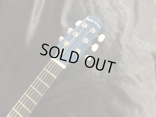 画像2: Sepia Crue / W-50 ブルー ミニギター  (2)