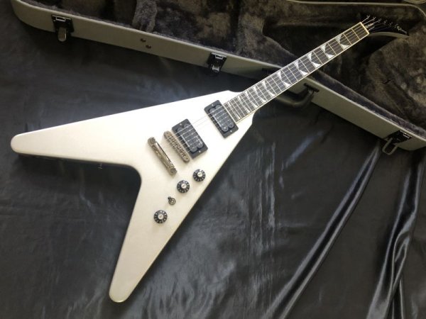 画像1: Gibson USA / Dave Mustaine Flying V EXP / Silver Metallic (新品) (1)