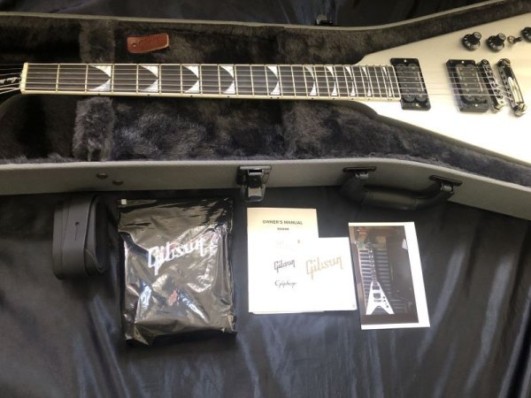 画像9: Gibson USA / Dave Mustaine Flying V EXP / Silver Metallic (新品) 349,800円→310,000円！！ (9)
