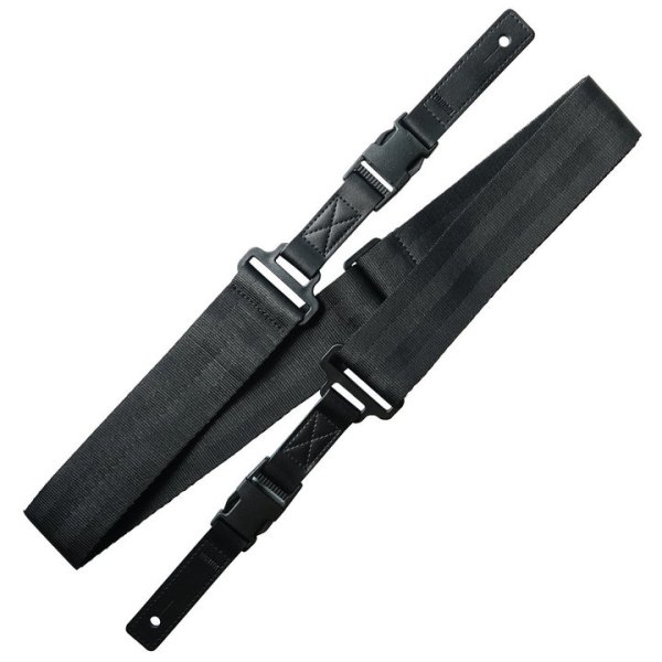 画像1: Richter strap / Snapbuckle Black Guitar Strap #1817 スリップノットのミック使用モデルに近いストラップ！ (1)