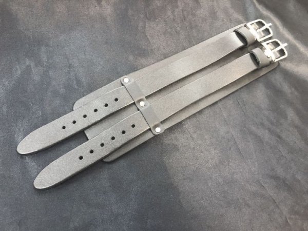 画像3: DSL Straps / 2.5” Wristband Black / リストバンド　レザー (3)