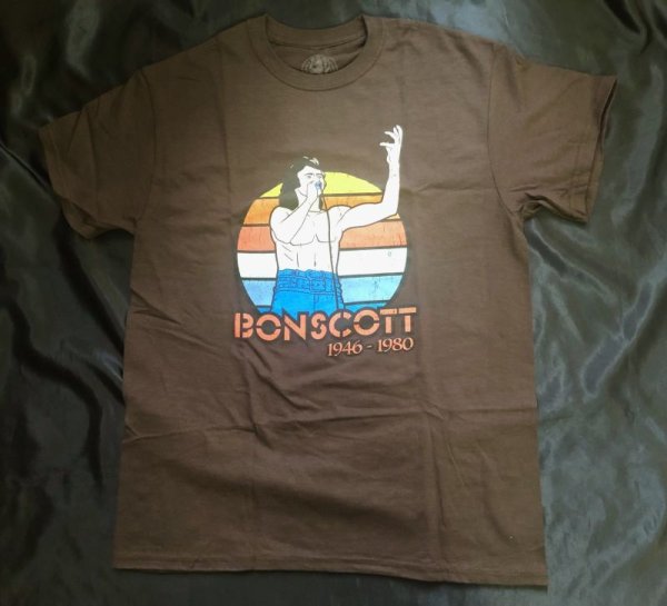 画像1: Bon Scott / Tシャツ　AC/DC ボン・スコット　Vintage Circle (1)