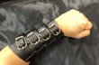 画像1: DSL Straps / 5.5” Wristband Black / リストバンド　レザー (1)