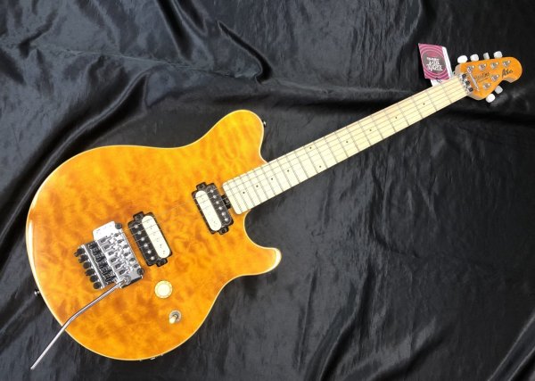 画像1: Sterling by Musicman / AX40 AXIS Transparent Gold（新品）日本限定復刻！限定発売品！ (1)