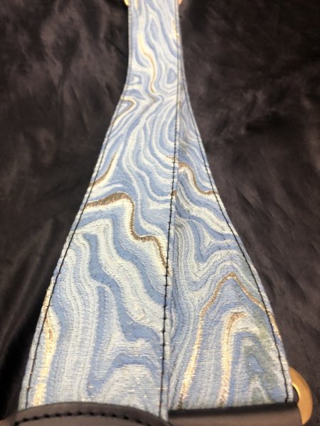 画像2: Sui Generis Strap / Woven & Embroidry Series ELIO / ハンドメイド・手織り刺繍ギターストラップ (2)