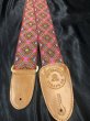 画像1: Sui Generis Strap / Woven & Embroidry Series RUE / ハンドメイド・手織り刺繍ギターストラップ (1)
