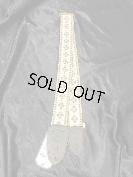 画像3: Sui Generis Strap / Woven & Embroidry Series DAFFA / ハンドメイド・手織り刺繍ギターストラップ (3)