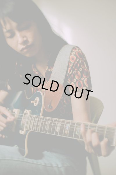 画像4: Sui Generis Strap / Woven & Embroidry Series CHIDORI / ハンドメイド・手織り刺繍ギターストラップ (4)