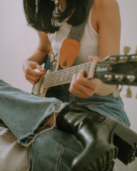 画像5: Sui Generis Strap / Woven & Embroidry Series ELIO / ハンドメイド・手織り刺繍ギターストラップ (5)