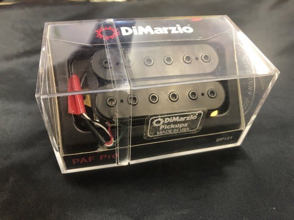 画像1: DIMARZIO ( ディマジオ ) / DP151 BLACK PAF PRO・Fスペース (1)