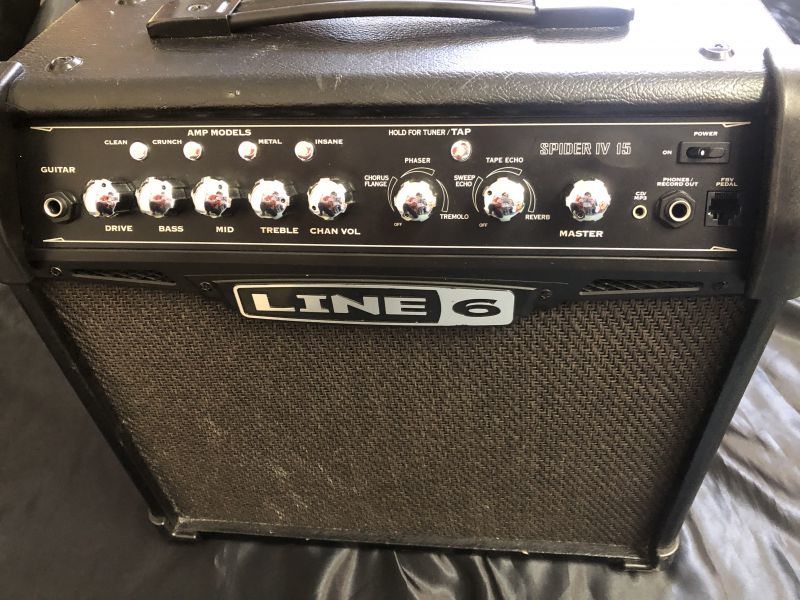 LINE 6 SPIDER IV 15 モデリングギターアンプ - 器材