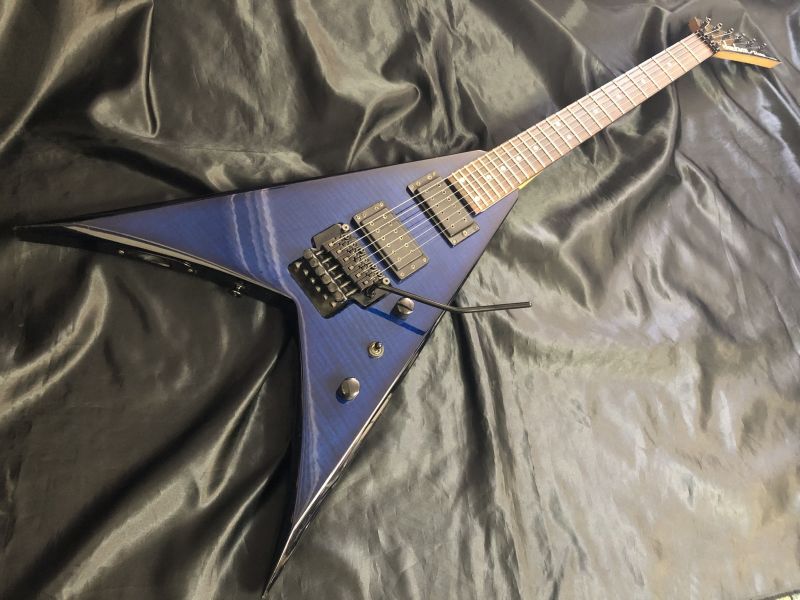 Jackson Stars / King V KV-04 Blue Flame top - HR/HMギター専門店 