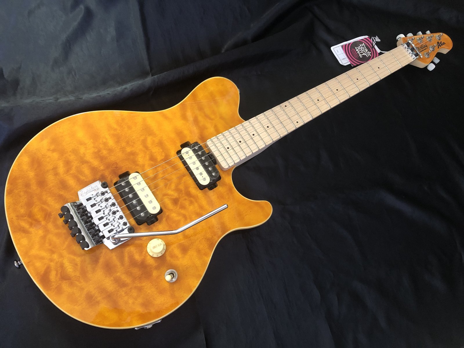 Sterling by Musicman / AX40 AXIS Transparent Gold（新品）日本限定復刻！限定発売品！ -  HR/HMギター専門店 FUTURE WORLD